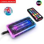 COOLMOON RGB Remote Controller DC12V 5A LED Color Intelligent Controllers UK