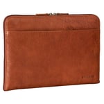 STILORD 'Troy' Housse en Cuir Ordinateur 13 Pouces Pochette pour MacBook et Laptop 13,3 Pouces Vintage Organiseur de Documents Dossiers Conférencier, Couleur:maraska - Marron