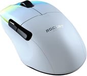 Roccat Kone Pro Air - souris de jeu sans-fil ergonomique ultraperformante, Blanc