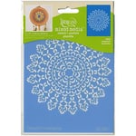 Americana Decor Doilies Pochoir Bleu 15,2 x 20,3 cm