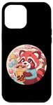 Coque pour iPhone 12 Pro Max Roter Kawaii Panda avec Bubble Tea