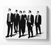 Reservoir Dogs Walking Canvas Print Wall Art - Large 26 x 40 Inches