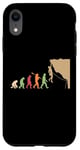 iPhone XR Climbing Evolution Funny Climber Bolder Boulder Case