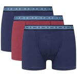 Boxers DIM  3 Boxers Homme BIO denim vin