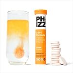 Phizz Orange 3-in-1 Hydration, Electrolytes and Vitamins Effervescent, 20 Tablet