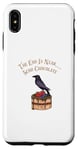 Coque pour iPhone XS Max Funny The End is near, Send Chocolate Design