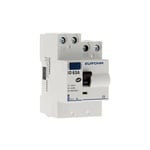 Eur Ohm - Interrupteur différentiel 63A 1P+N 30mA haut/haut classe a (23363)