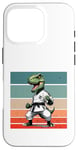 Coque pour iPhone 16 Pro T.Rex Karate Gi Ceintures noires Force de position puissante