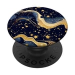 Art de la nuit étoilée, modèle sans couture de galaxie de PopSockets PopGrip Interchangeable