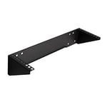 LogiLink Professional - Support mural vertical de 19" / support de bureau 3U, noir