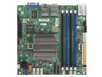 Supermicro A2sdi-4C-Hln4f, Intel, Intel Atom®, Ddr4-Sdram, 256 Gb, Dimm, 1,2V