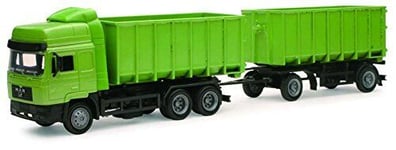 NEWRAY, Camion Porteur MAN F2000 avec benne, échelle 1/43, NEW15043