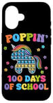 Coque pour iPhone 16 La licorne des 100 jours d'école de Poppin'