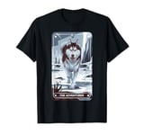 Tarot Card The Adventurer Husky Dog Lover Spiritual Reader T-Shirt