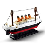 Titanic Mini Modell Byggklossar Leksaker Micro Titanic Tegel Leksak Gåvor För Vuxna Barn Pojkar Flickor