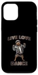 Coque pour iPhone 12/12 Pro Live Love Dance Cool Dog Hip Hop Vibes