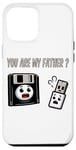 Coque pour iPhone 12 Pro Max Disquette vers clé USB 90s 00s Ordinateur Drôle Geek Joke