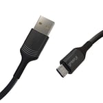 GREEN E - Cable Ecoconçu Micro-USB vers USB - 1,20 m - Noir