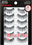 Ardell Multipack Wispies 113 False Eyelashes, Medium Volume, Long Length, Vegan