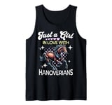 Horse Hanoverian Girl Loves Hanoverian Tank Top