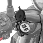 Prise 12V pour Honda Varadero 125 / XL 1000 V Lumitecs USB US3