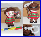 Nightmare Peluche Porte-Clé Freddy Krueger 12 CM Original Mezco