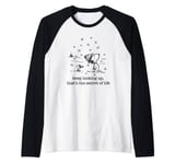 Peanuts - Snoopy Woodstock Snowfall Raglan Baseball Tee