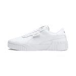 PUMA Femme Cali Wn's Baskets, Puma White Puma White, 37.5 EU