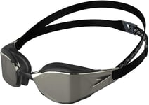 Speedo Unisex Fastskin Hyper Elite Mirror Swimming Goggles, Black/Oxid One Size