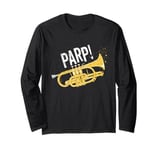 "Parp!" A Brass Band Joke for Cornet Player A Funny Cornet Long Sleeve T-Shirt