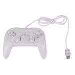 Manette contrôleur Classic Pro pour Nintendo Wii, Wii U - 1,20 m – Blanc