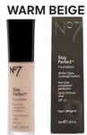 No7 Stay Perfect Foundation SPF15 Original Version Warm Beige Discontinued