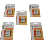 Lot de 20 batteries Vhbw aaa, Micro, R3, HR03 800mAh pour téléphone fixe Siemens Gigaset C300h, C380, C385, C385 Duo, C455, C47h, C59h