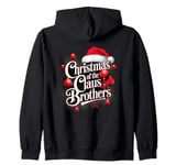 Christmas of the Claus Brothers Christmas Pajamas Boys Zip Hoodie