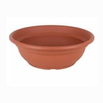 Dem Greentime Lot de 6 Pots de Fleurs Ronds Marron Ø 50 x 6,8 cm