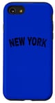 iPhone SE (2020) / 7 / 8 Vintage New York Black Text Apparel Case