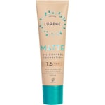 Lumene Matte Oil-Control Foundation SPF20 Fair Täckande foundation 30 ml