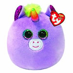 TY Toys Teeny Squish a Boo Unicorn Rosette - 8 CM, Purple, 2009173