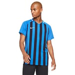 NIKE Men's Men's Nike Striped Division Iii Football Jersey T shirt, Royal Blue/Black/White/(White), L UK