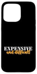 Coque pour iPhone 15 Pro Max Orange coûteux et difficile (I'm a delight) Couleur orange