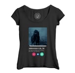 T-Shirt Femme Col Echancré Cavalier Sans Tête Réseau Social Rencontre Amour