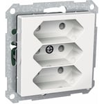 SCHNEIDER ELECTRIC Exxact 3-vägsuttag Klass II