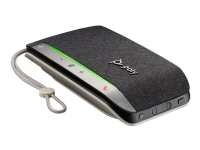 Poly Sync 20+M - Smart högtalartelefon - Bluetooth - trådlös, kabelansluten - USB-A via Bluetooth-adapter - silver - Certifierad för Microsoft-teams