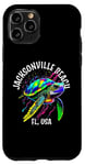 iPhone 11 Pro Jacksonville Beach Florida USA Abstract Turtle Design Case