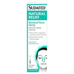 3 x Sudafed Natural Relief Blocked Nose Spray 15ml