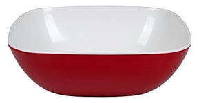 Bo-Camp - Bol - Medium - 100% Melamine - 15,2x15,2x5 cm - Deux tons rouge