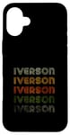 iPhone 16 Plus Love Heart Iverson Tee Grunge Vintage Style Black Iverson Case