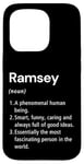 Coque pour iPhone 15 Pro Ramsey Définition du nom Dictionnaire amusant