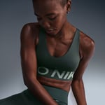 Nike Pro Indy Plunge MS Bra Grön - Handla nu på Loparshop.se!