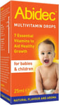 Abidec Kid and Baby Multivitamin Drops Aids Healthy Growth - Contains Vitamin